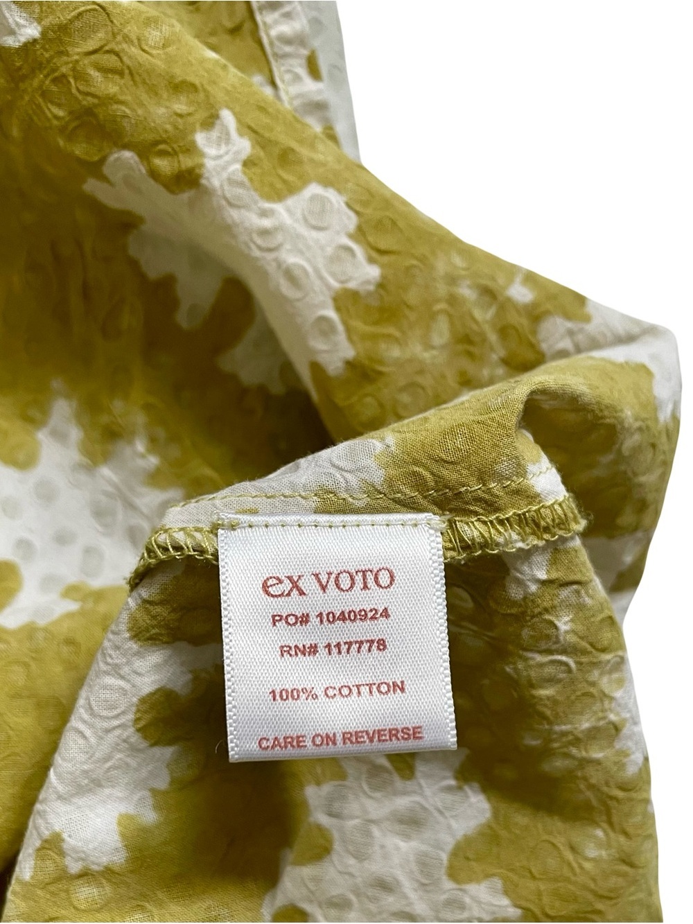 Ex Voto Lizzie Balloon Sleeve Button Front Dress - Picture 5 of 6